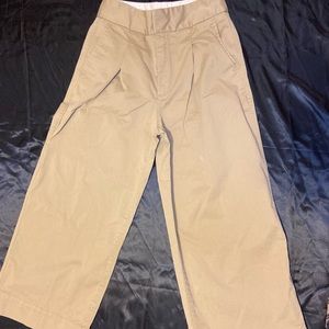 GAP High Waist Wide Leg Ankle Pants